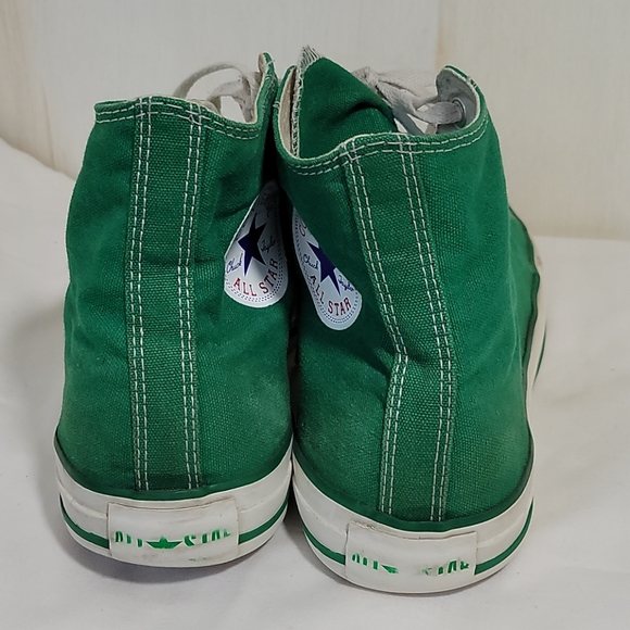 Green Converse High Tops, Size 11 - Picture 4 of 9